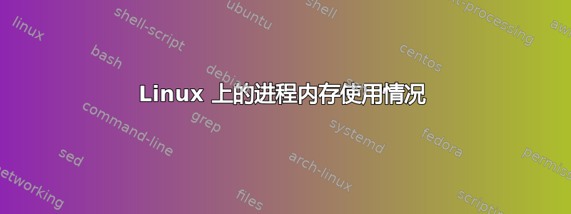 Linux 上的进程内存使用情况