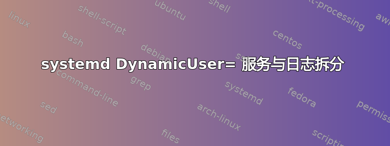 systemd DynamicUser= 服务与日志拆分