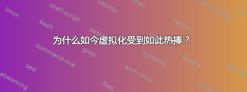 为什么如今虚拟化受到如此热捧？