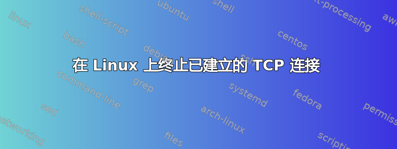 在 Linux 上终止已建立的 TCP 连接