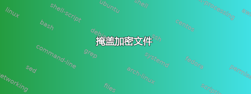 掩盖加密文件