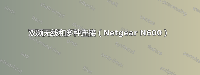 双频无线和多种连接（Netgear N600）