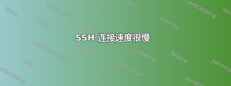 SSH 连接速度很慢 