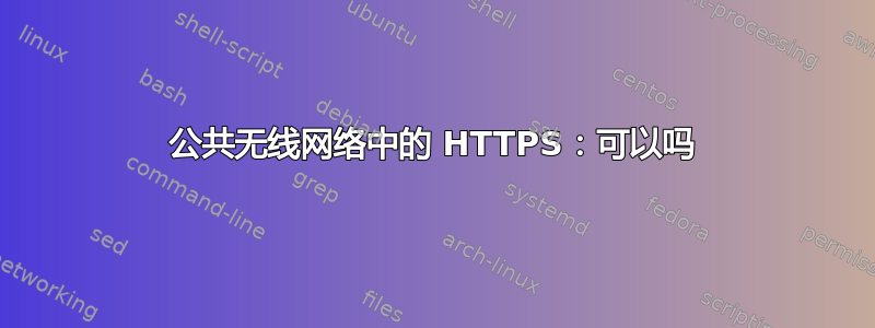 公共无线网络中的 HTTPS：可以吗