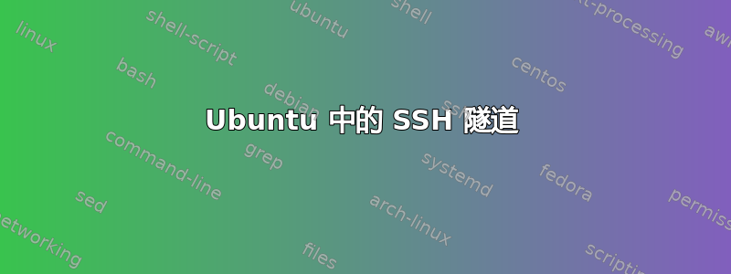 Ubuntu 中的 SSH 隧道