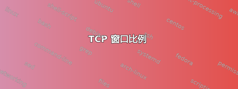 TCP 窗口比例