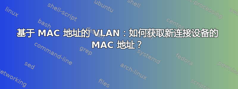 基于 MAC 地址的 VLAN：如何获取新连接设备的 MAC 地址？