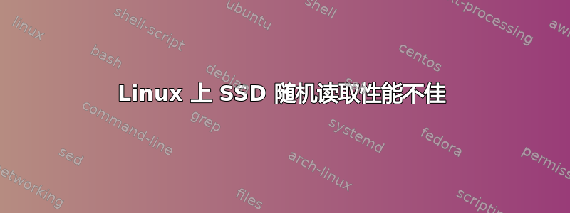 Linux 上 SSD 随机读取性能不佳