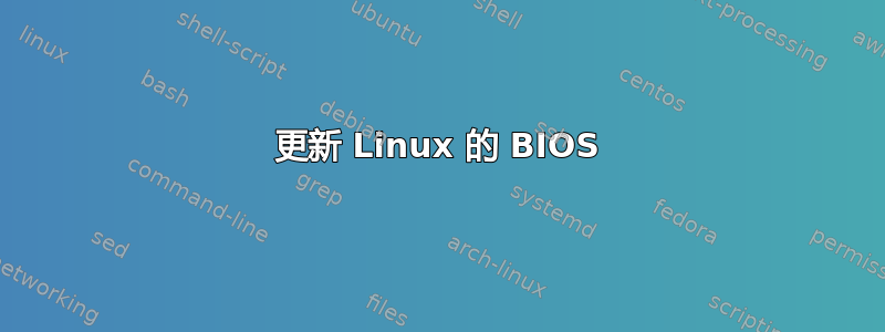 更新 Linux 的 BIOS