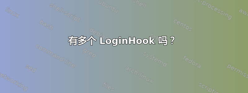 有多个 LoginHook 吗？