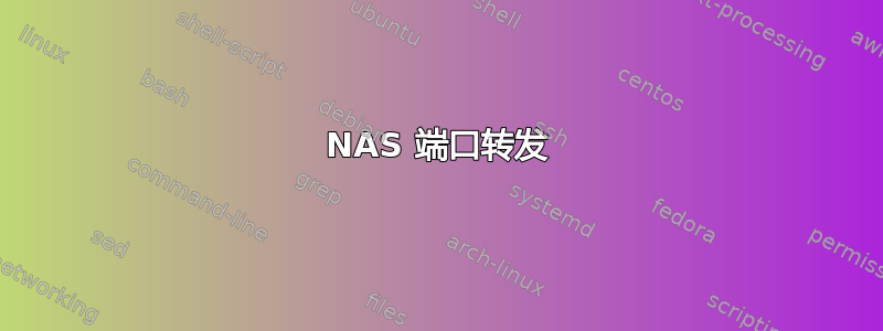 NAS 端口转发