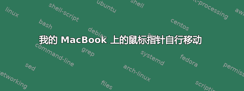 我的 MacBook 上的鼠标指针自行移动