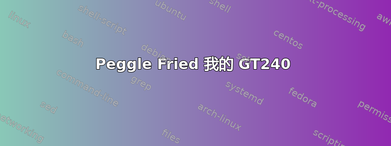 Peggle Fried 我的 GT240