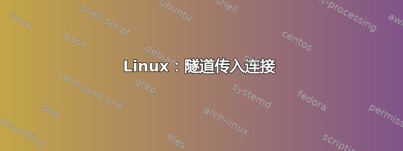 Linux：隧道传入连接