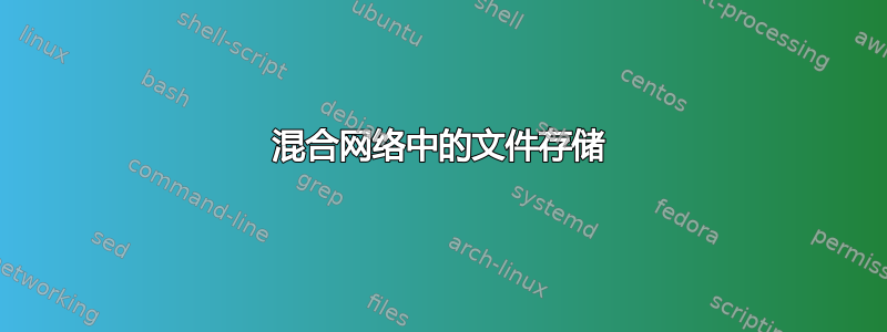 混合网络中的文件存储