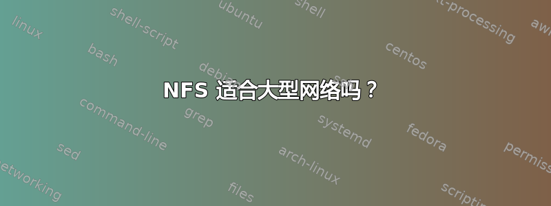 NFS 适合大型网络吗？