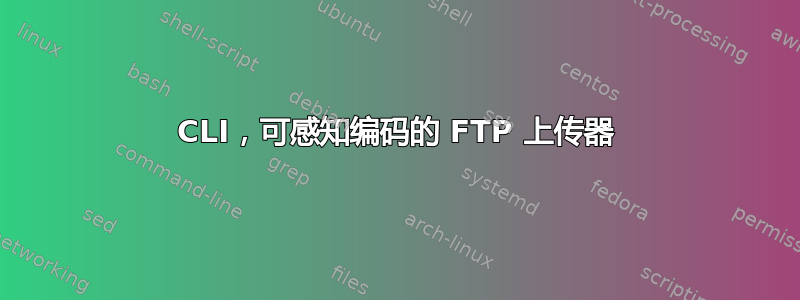 CLI，可感知编码的 FTP 上传器