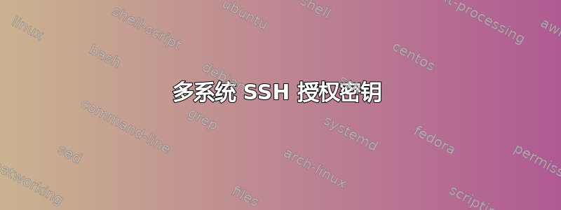 多系统 SSH 授权密钥