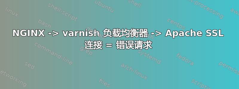 NGINX -> varnish 负载均衡器 -> Apache SSL 连接 = 错误请求