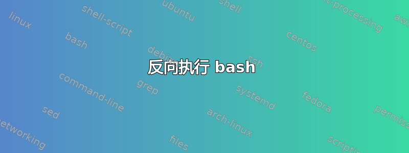 反向执行 bash