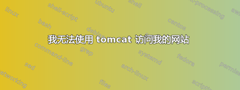 我无法使用 tomcat 访问我的网站