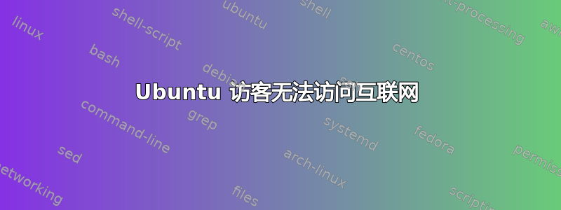 Ubuntu 访客无法访问互联网