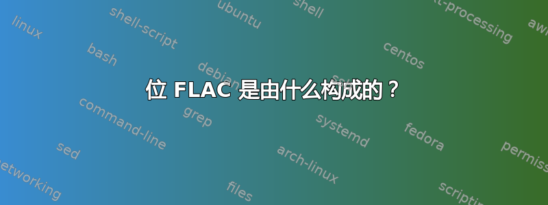 24 位 FLAC 是由什么构成的？