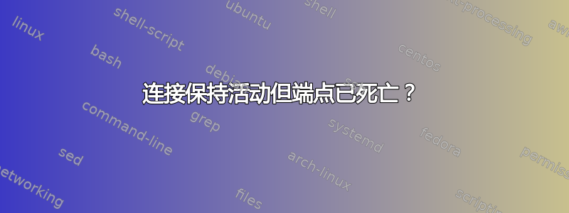 连接保持活动但端点已死亡？