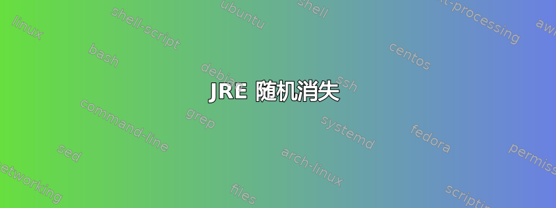 JRE 随机消失