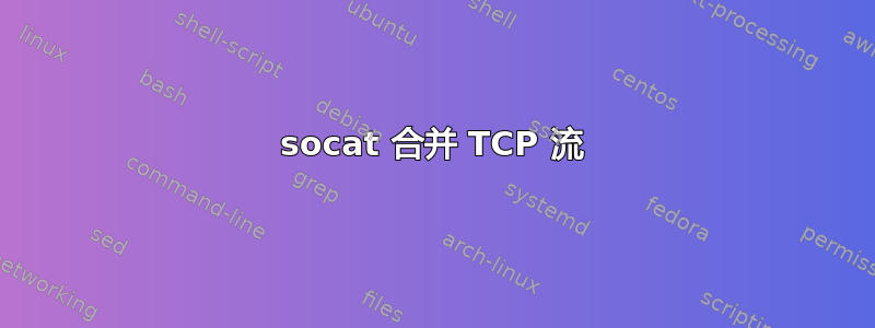 socat 合并 TCP 流