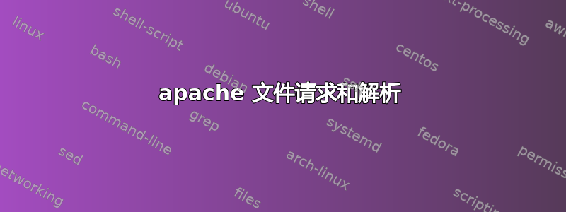 apache 文件请求和解析