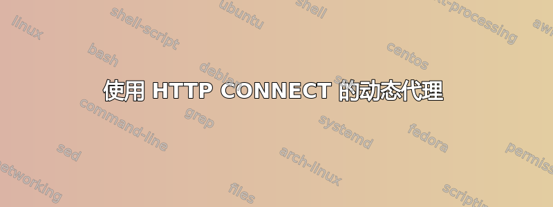 使用 HTTP CONNECT 的动态代理