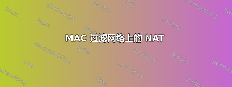 MAC 过滤网络上的 NAT