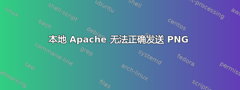 本地 Apache 无法正确发送 PNG