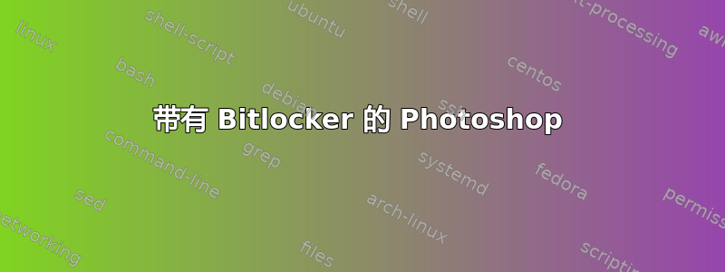 带有 Bitlocker 的 Photoshop