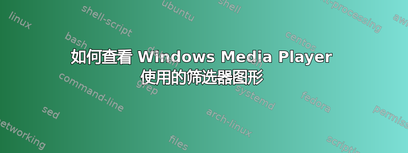 如何查看 Windows Media Player 使用的筛选器图形