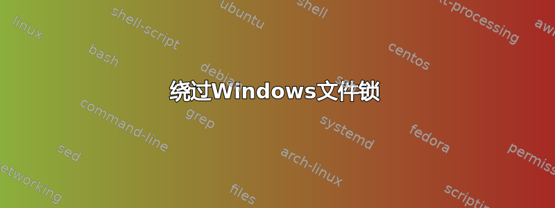 绕过Windows文件锁