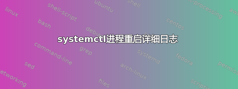 systemctl进程重启详细日志