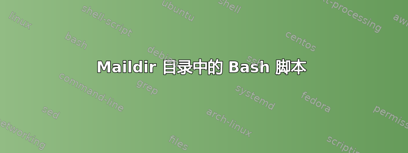 Maildir 目录中的 Bash 脚本