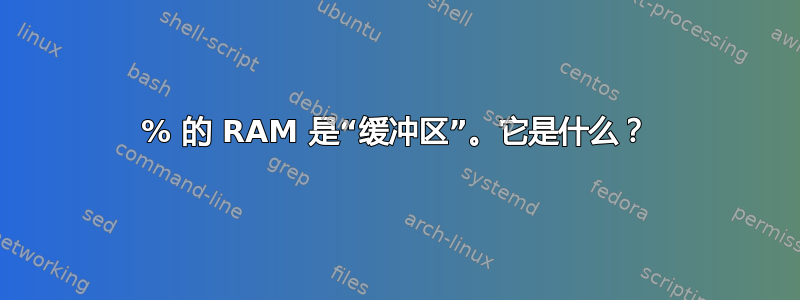 30% 的 RAM 是“缓冲区”。它是什么？