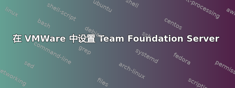 在 VMWare 中设置 Team Foundation Server