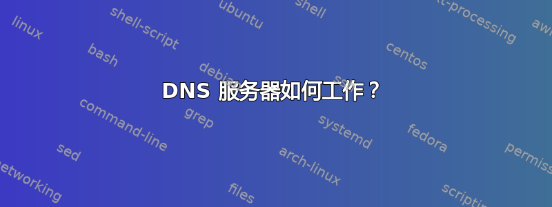 DNS 服务器如何工作？