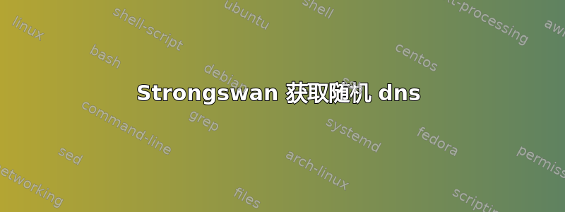 Strongswan 获取随机 dns