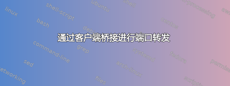 通过客户端桥接进行端口转发