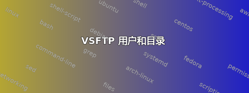 VSFTP 用户和目录