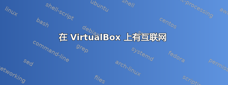 在 VirtualBox 上有互联网