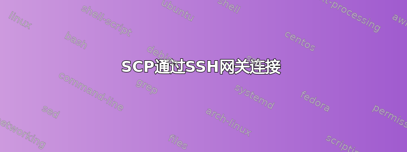 SCP通过SSH网关连接