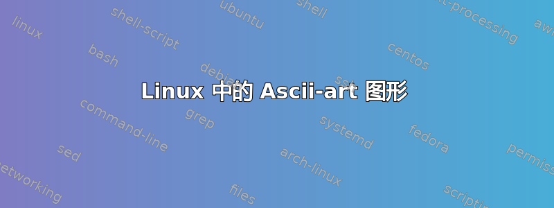 Linux 中的 Ascii-art 图形