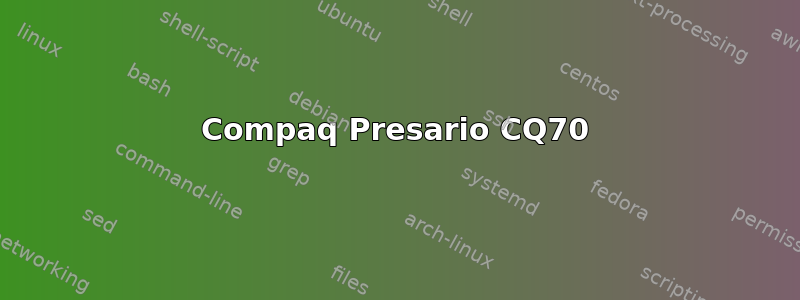 Compaq Presario CQ70