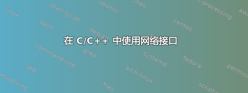 在 C/C++ 中使用网络接口 